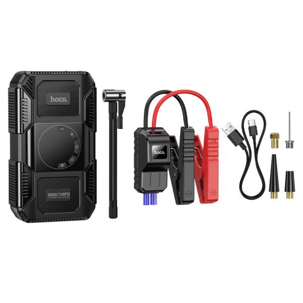 Hoco QS6 Clever Intelligent air pump+emergency start-up power bank(8000mAh)