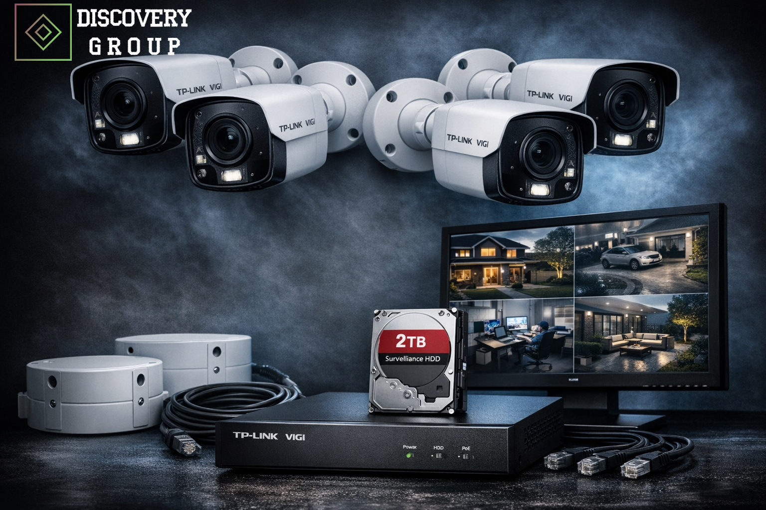 4 Poe Camera - კომპლექტი