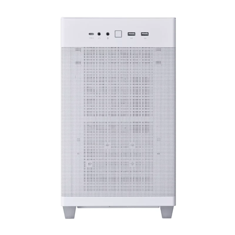 ASUS Prime AP201 Tempered Glass MicroATX Case White